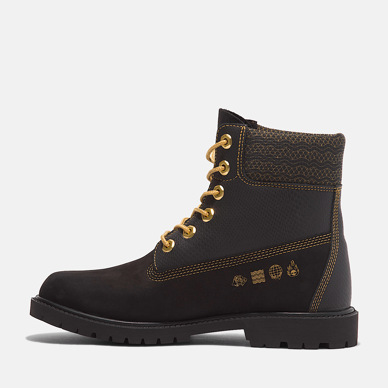 Ankle high timberland boots top