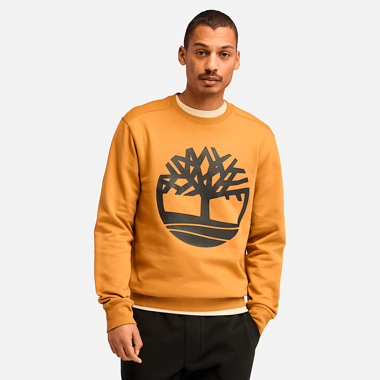 Men s Timberland Tree Logo Crewneck Sweatshirt