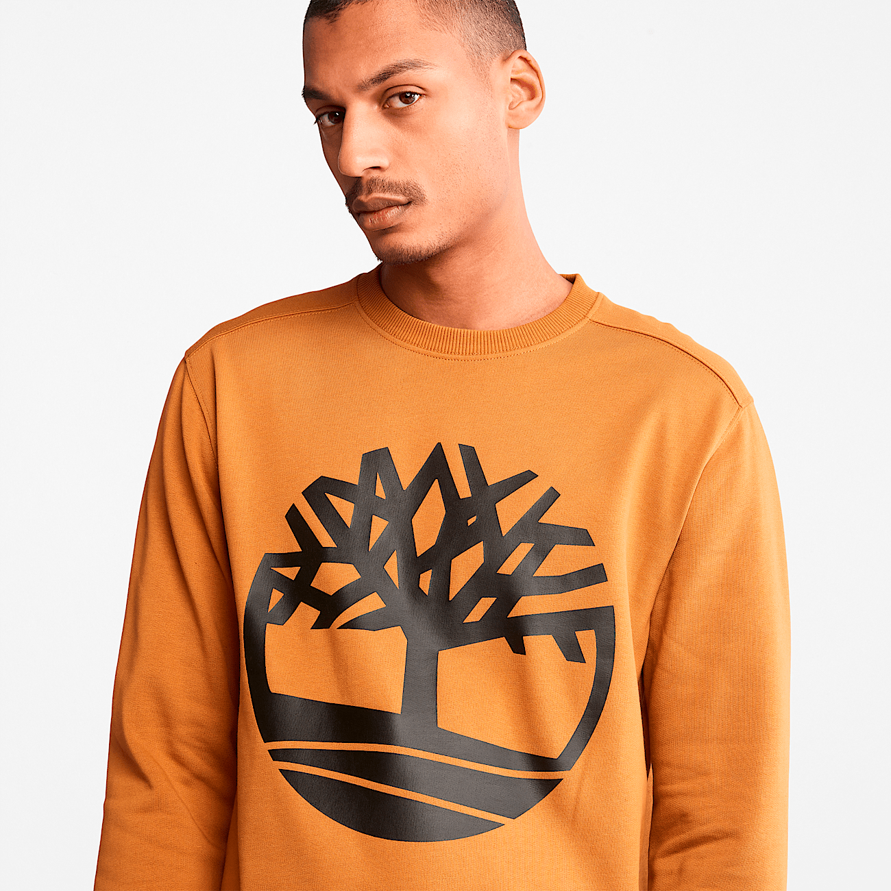 Men s Timberland Tree Logo Crewneck Sweatshirt