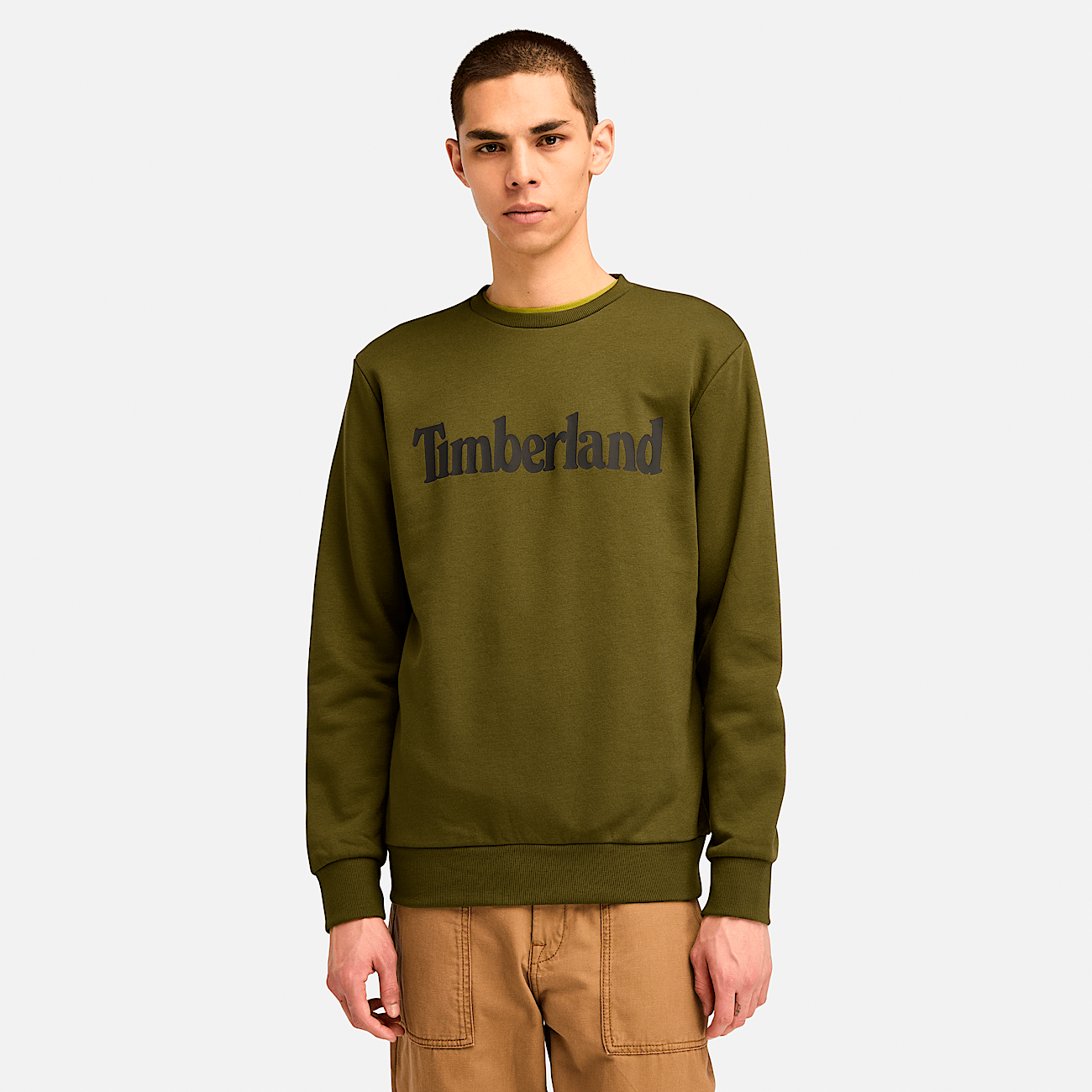 Crew neck zip up online