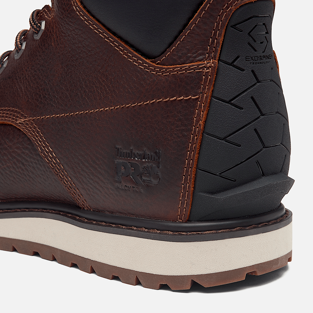 Timberland Men s Irvine Wedge 6 Inch Alloy Toe Work Boots in Brown