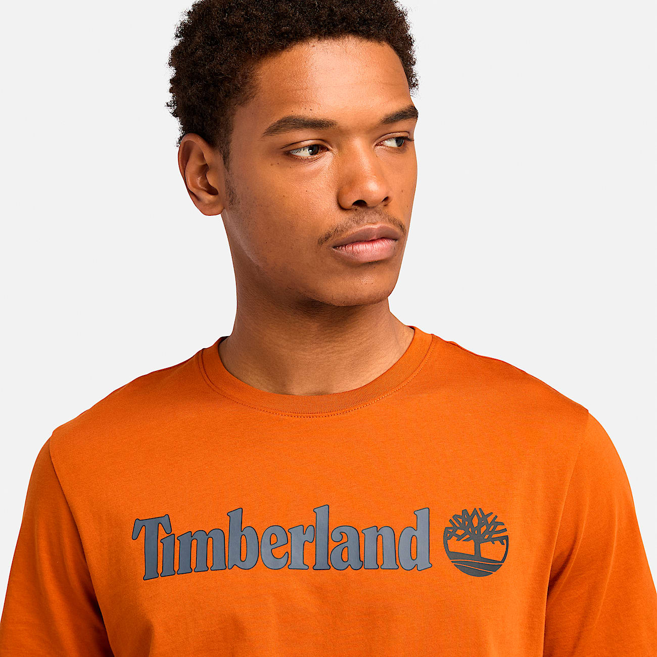 Men s Linear Logo Short Sleeve T Shirt
