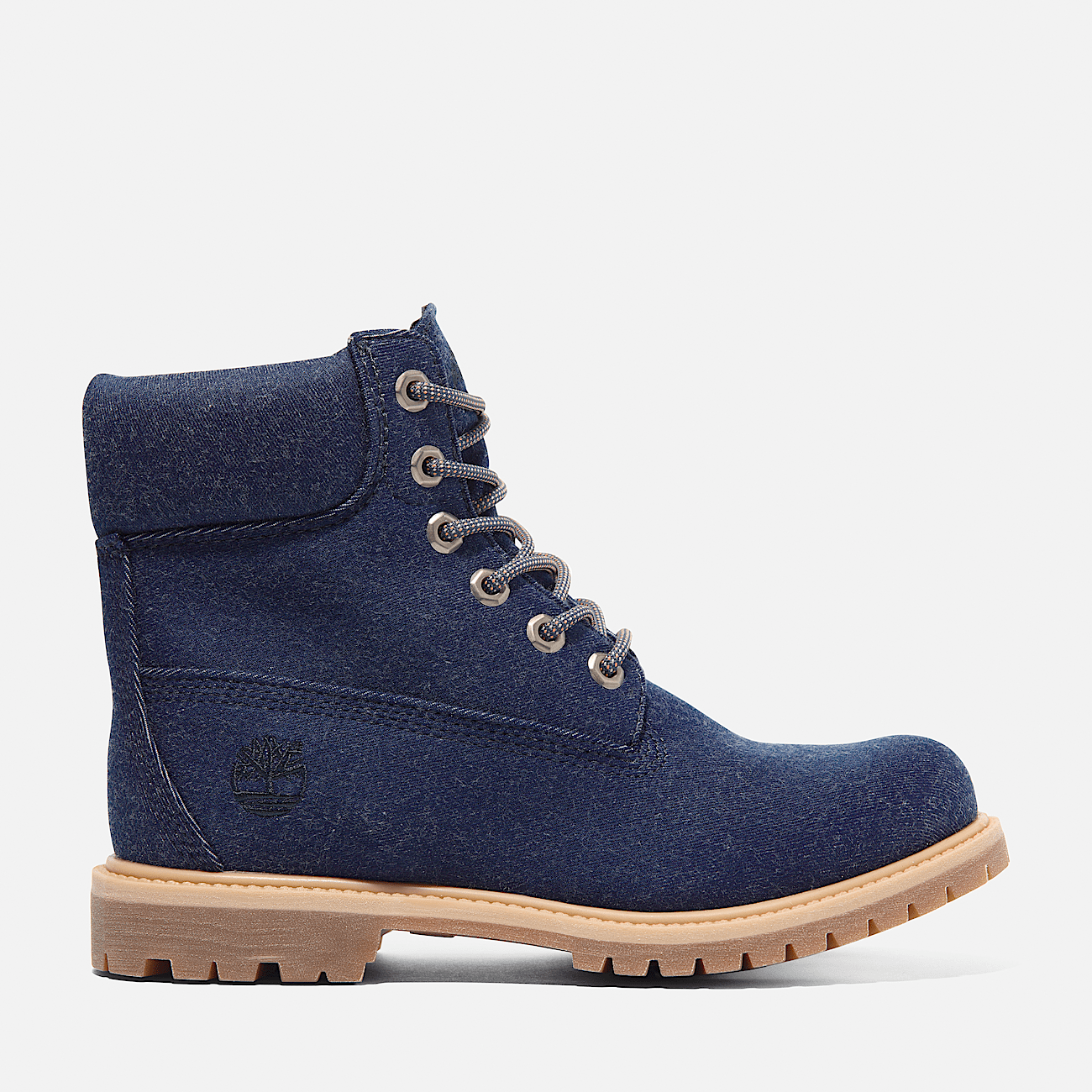 Timberland 6 Premium Waterproof Boot Women s Lace Up Boot Dark Blue 10 B Medium