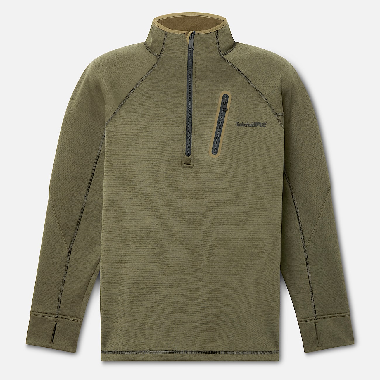 Men s Timberland PRO Reaxion Quarter Zip Athletic Fit Fleece Jacket