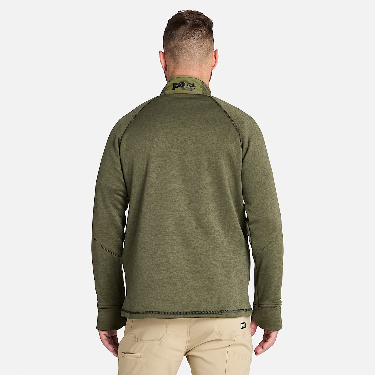 Men s Timberland PRO Reaxion Quarter Zip Athletic Fit Fleece Jacket