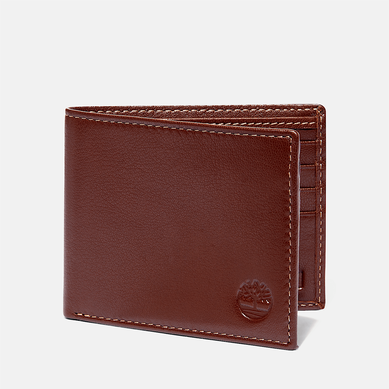 Men s Milled Leather Bifold Wallet in Brown Timberland US