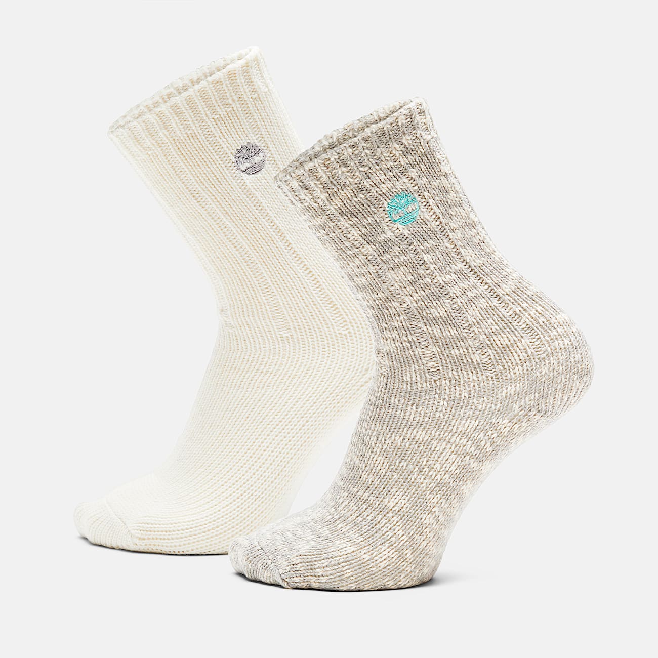 Duo de chaussettes longueur bottillon Ski School en laine regeneree