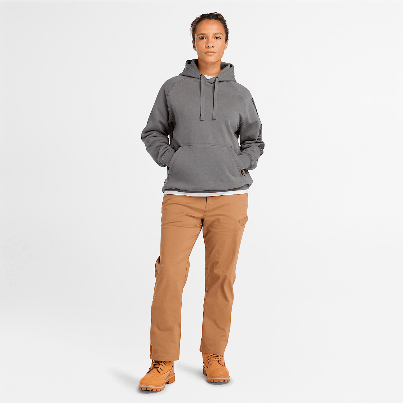 Grey timberland hoodie online
