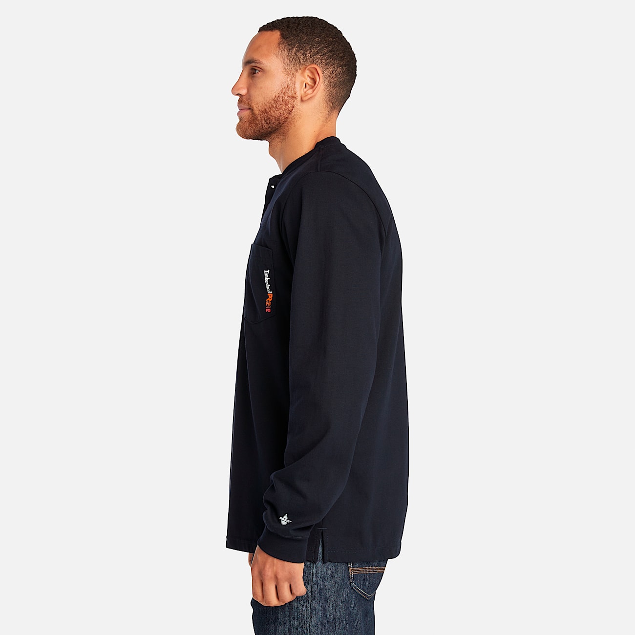 Men s Timberland PRO Cotton Core Flame Resistant Long Sleeve Henley