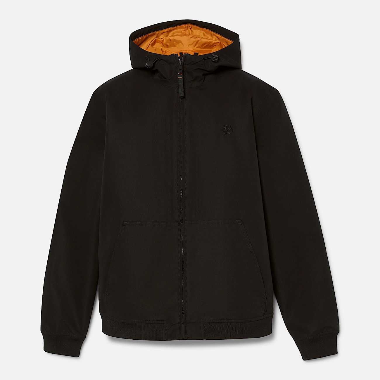 Timberland Men s Workwear Water Repellent Hooded Bomber Jacket in Black
