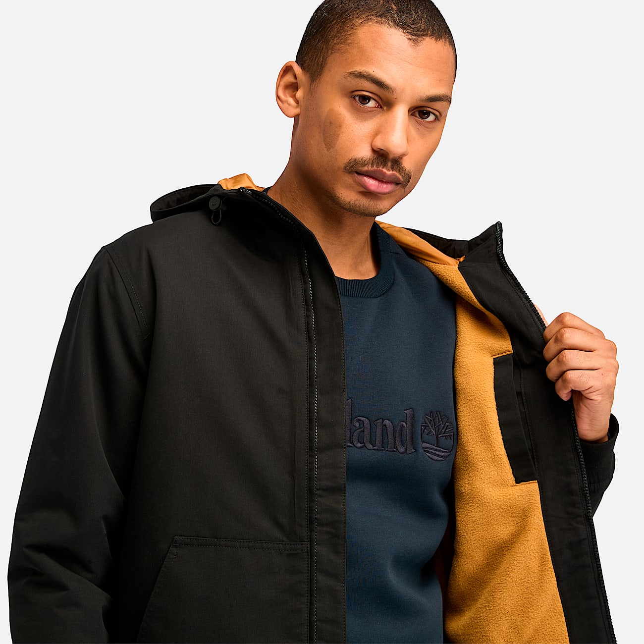 Blouson hydrofuge Workwear a capuchon pour hommes