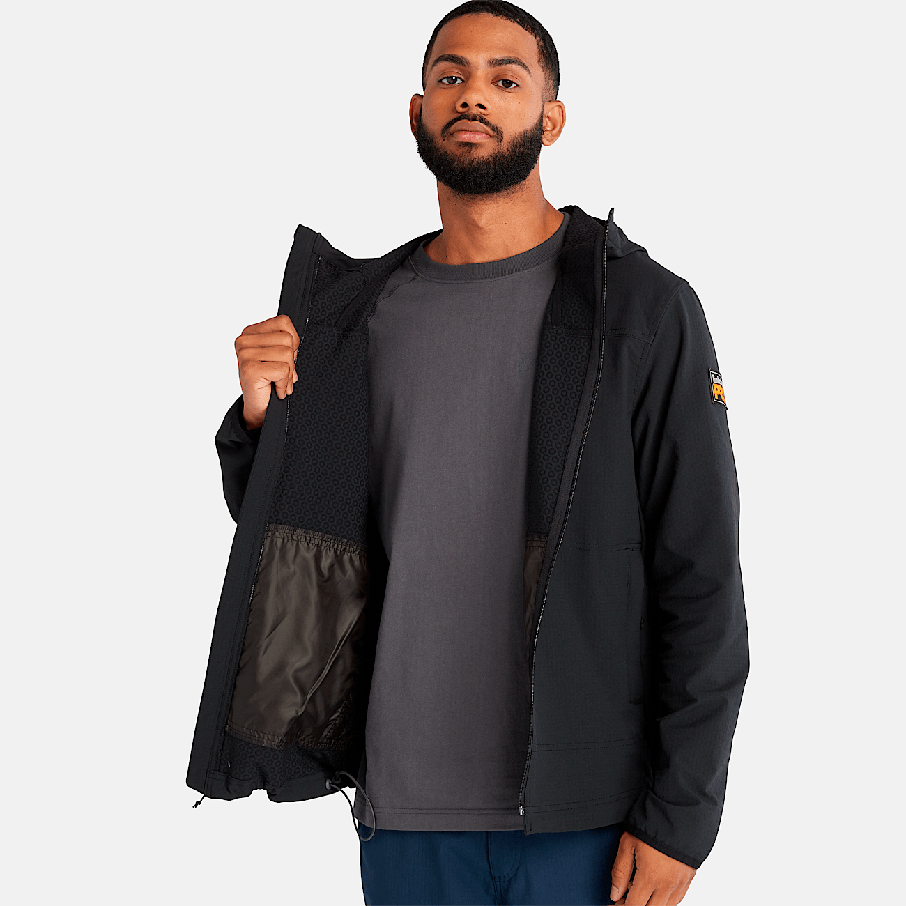 Black timberland jacket hotsell