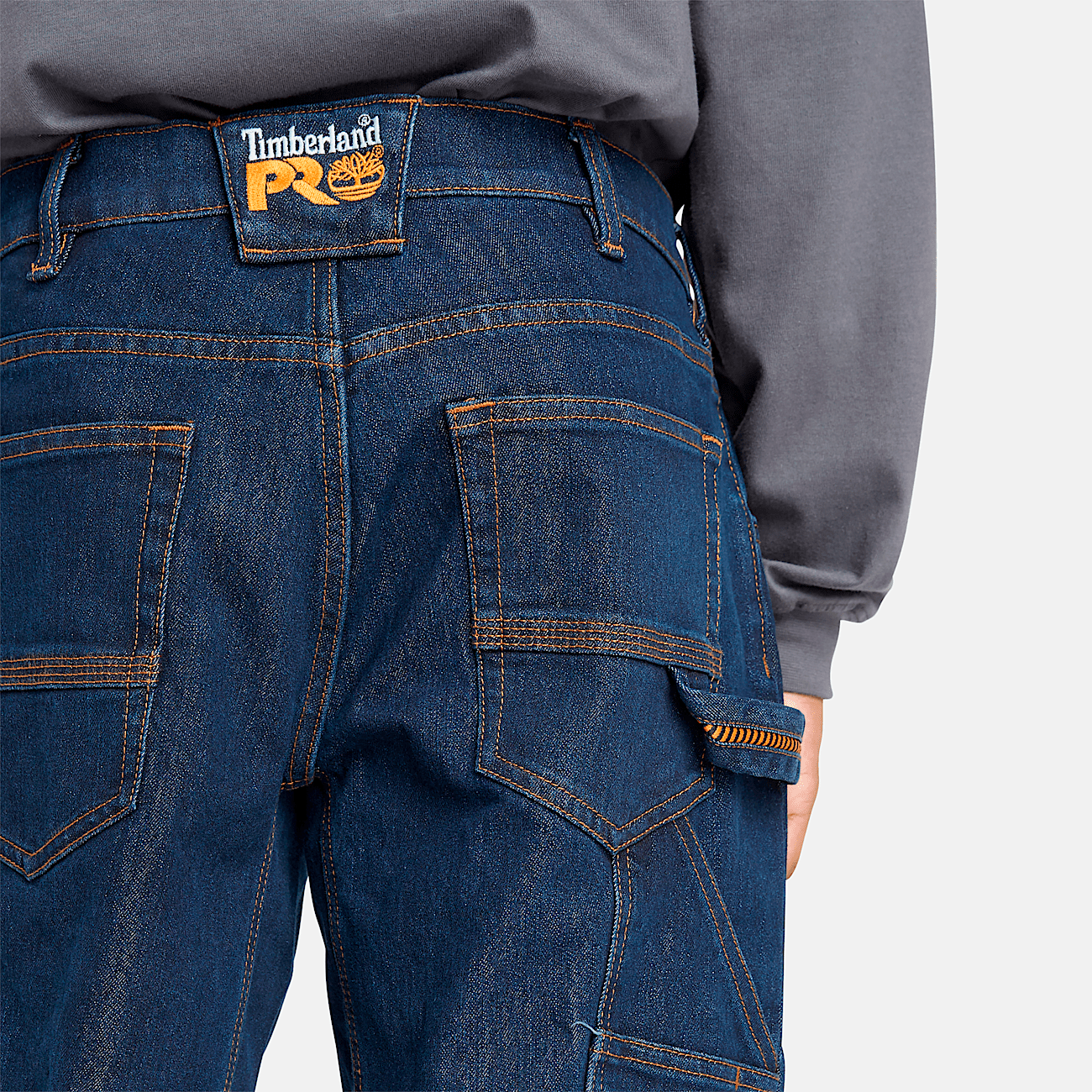 Denim timberlands mens top