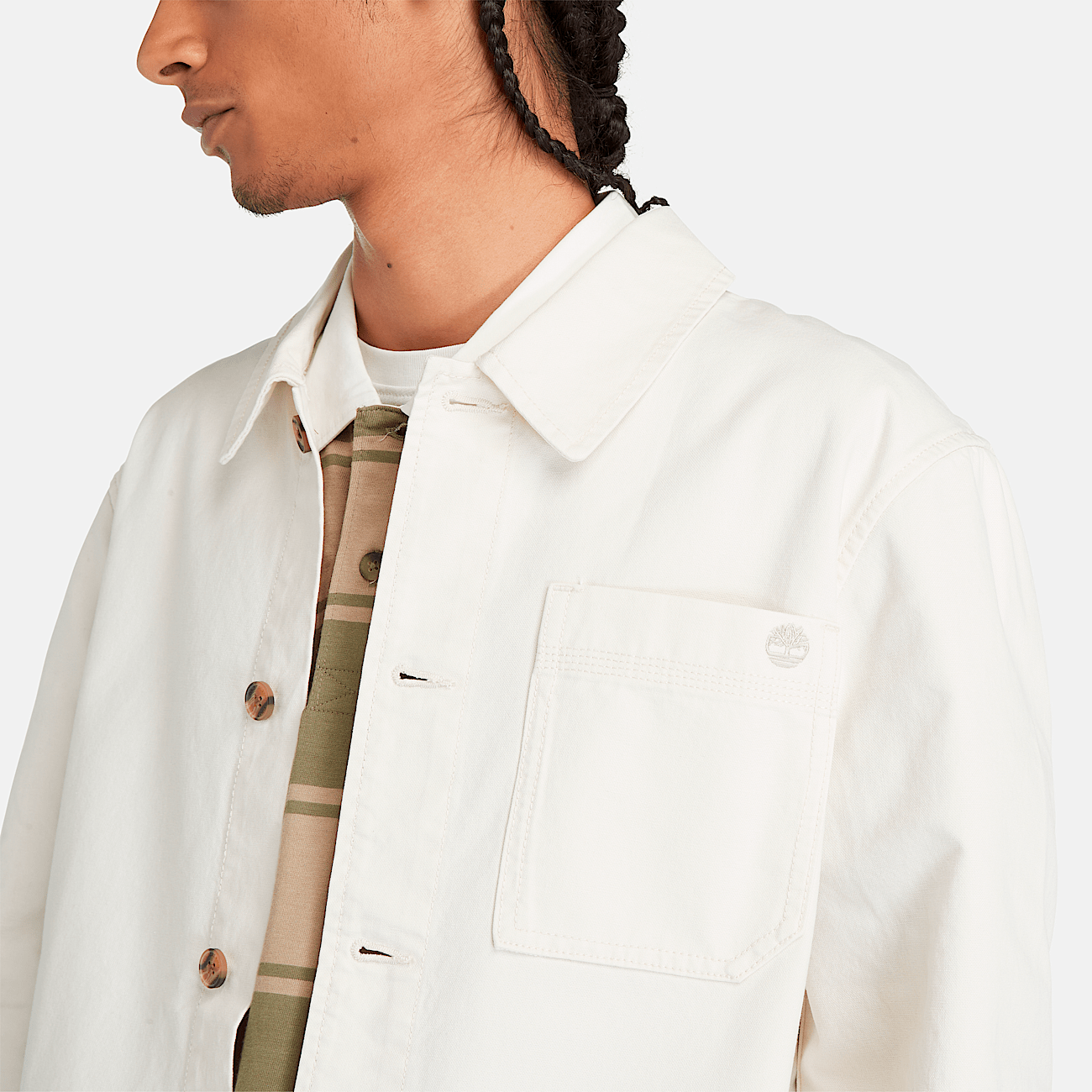 Chamarra de lona para hombre Washed Canvas