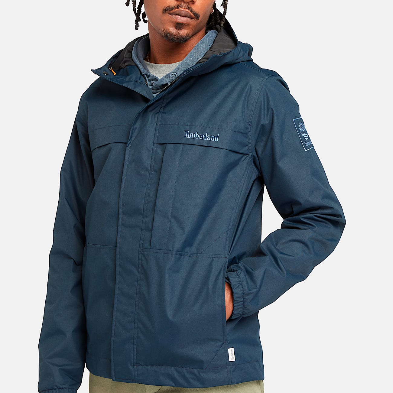 Timberland Men s Benton Waterproof Shell Jacket in Dark sapphire