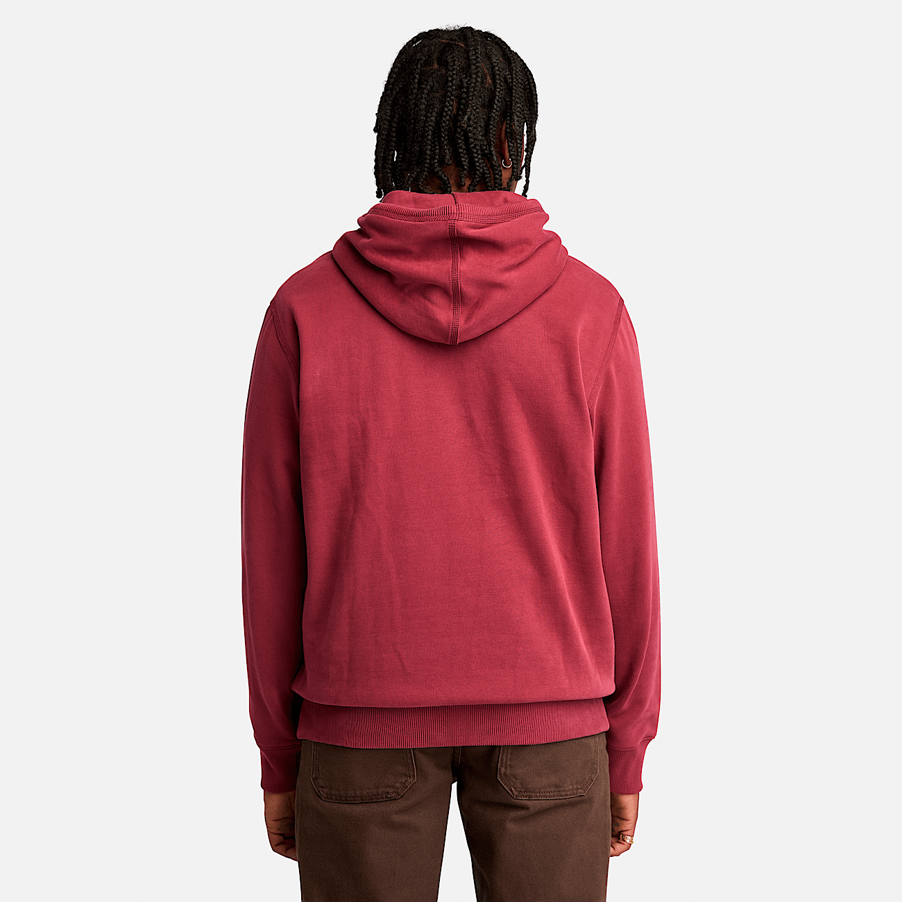 Red logo hoodie on sale