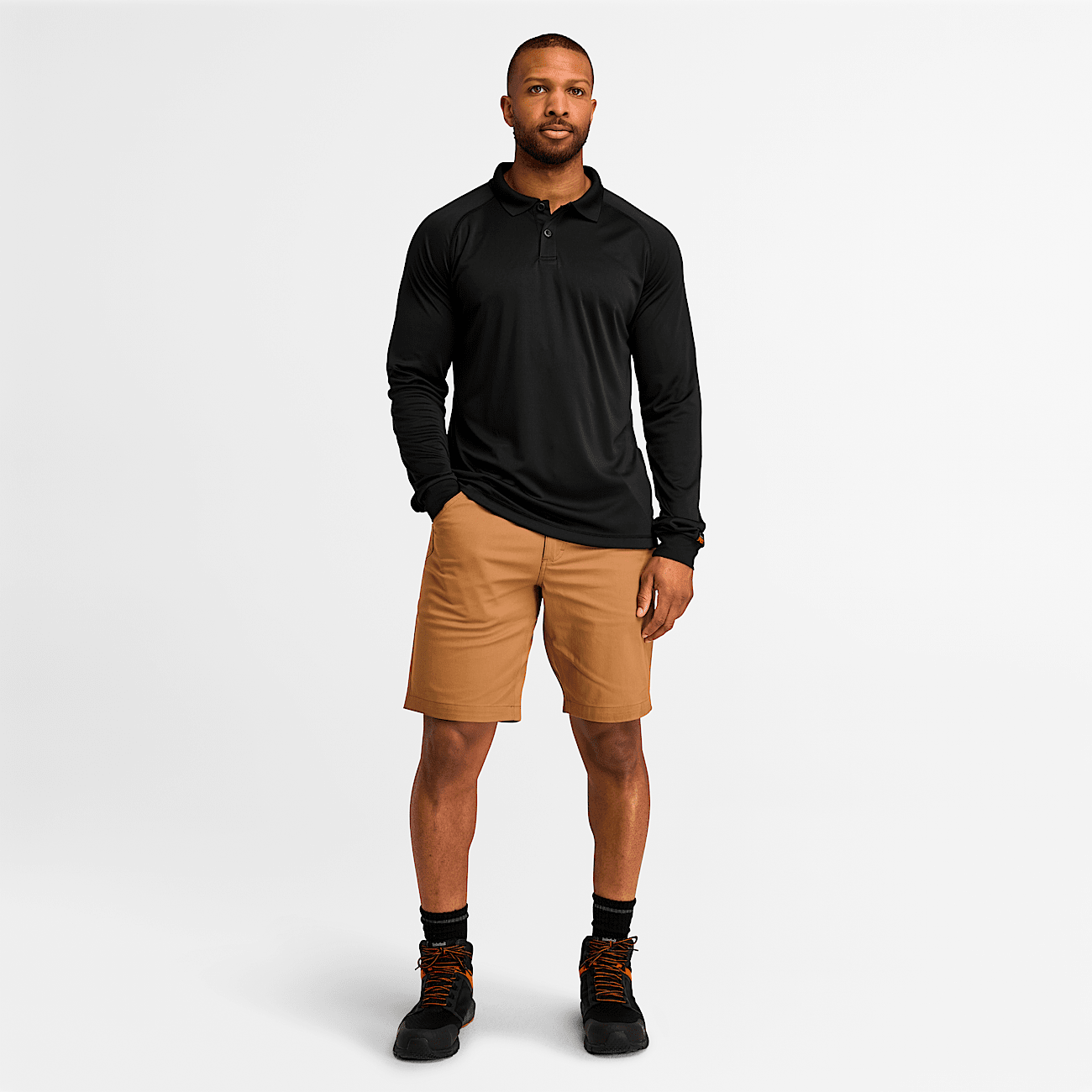 Men s Timberland PRO Wicking Good Long Sleeve Polo