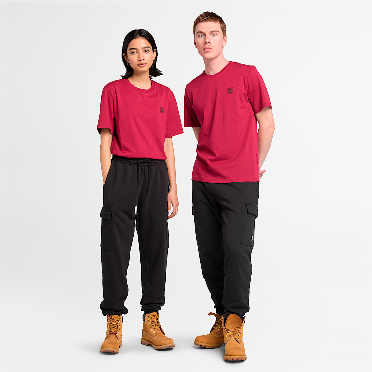Woven Badge Cargo Sweatpant