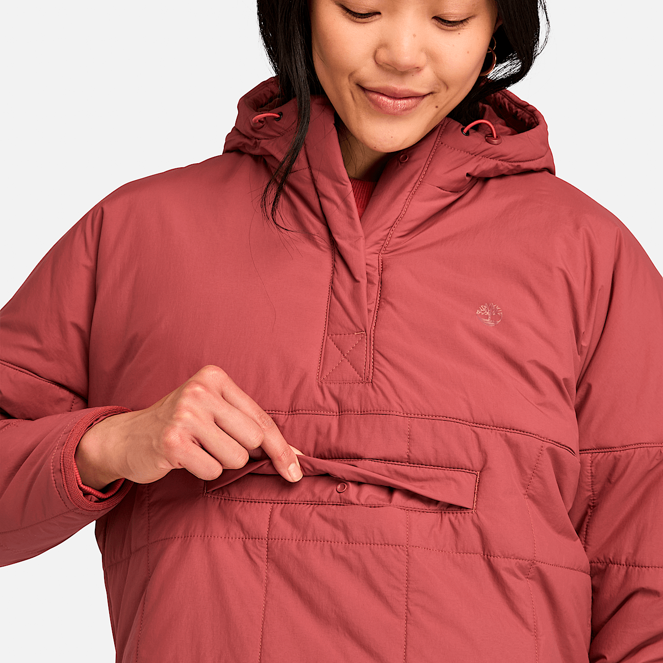 Womens red anorak jacket on sale