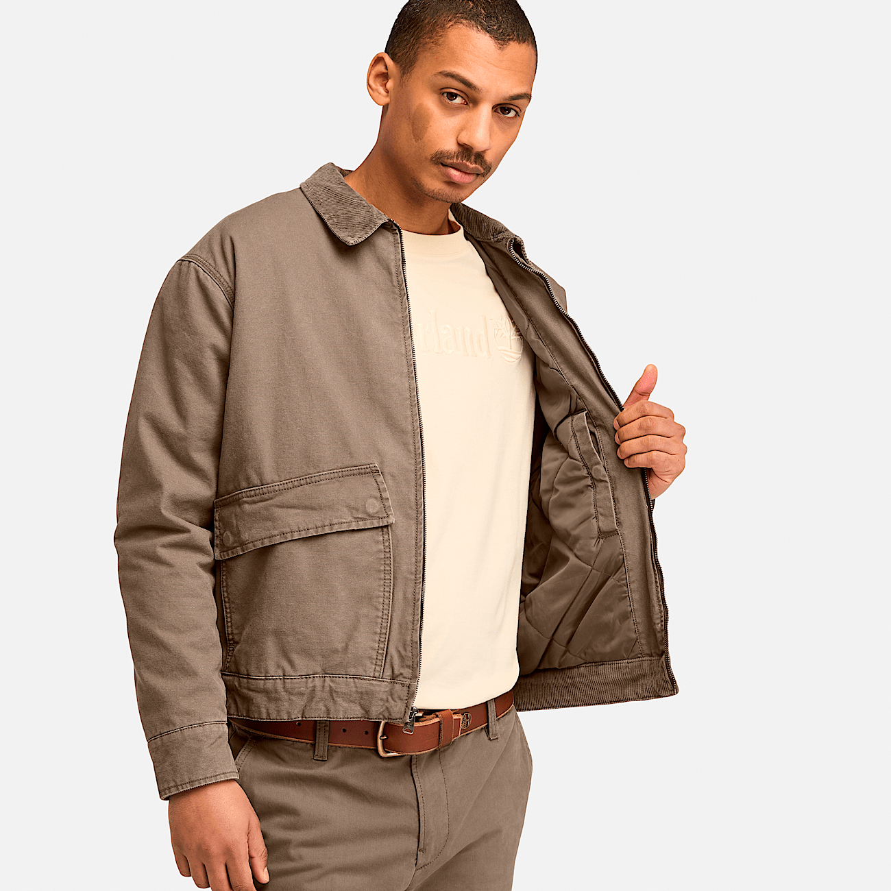 Men s Strafford Washed Canvas Insulated Jacket