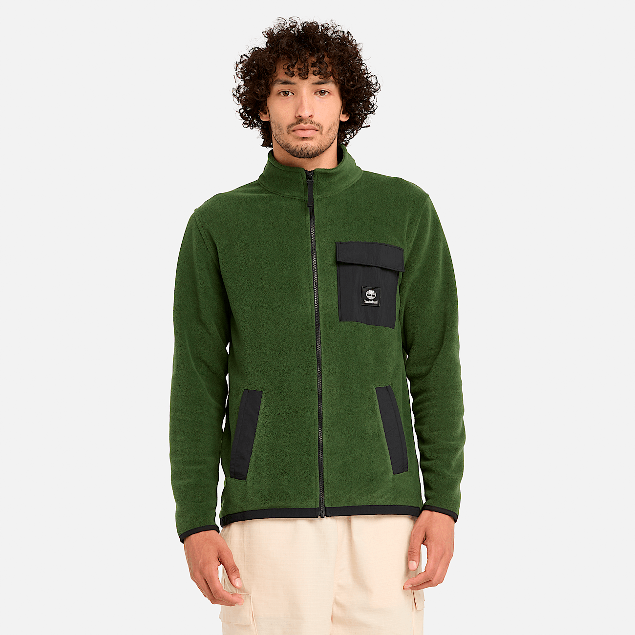 Timberland full zip fleece jacket online