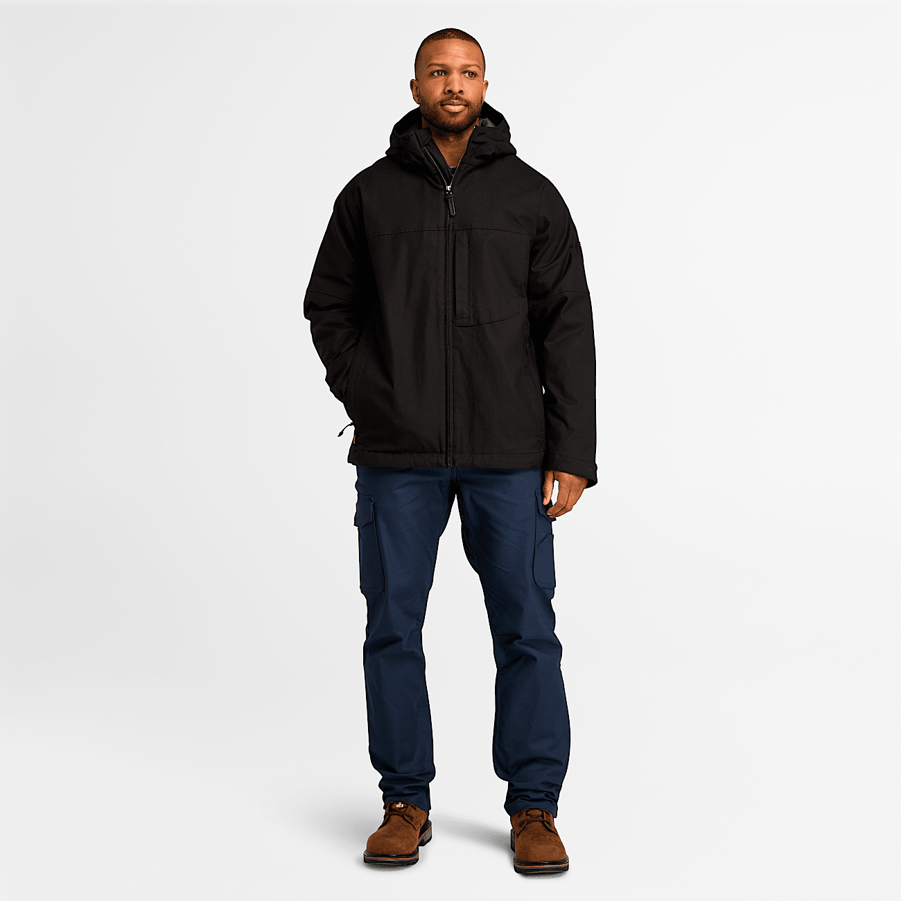 Men s Timberland PRO GritFlex Canvas Hooded Jacket