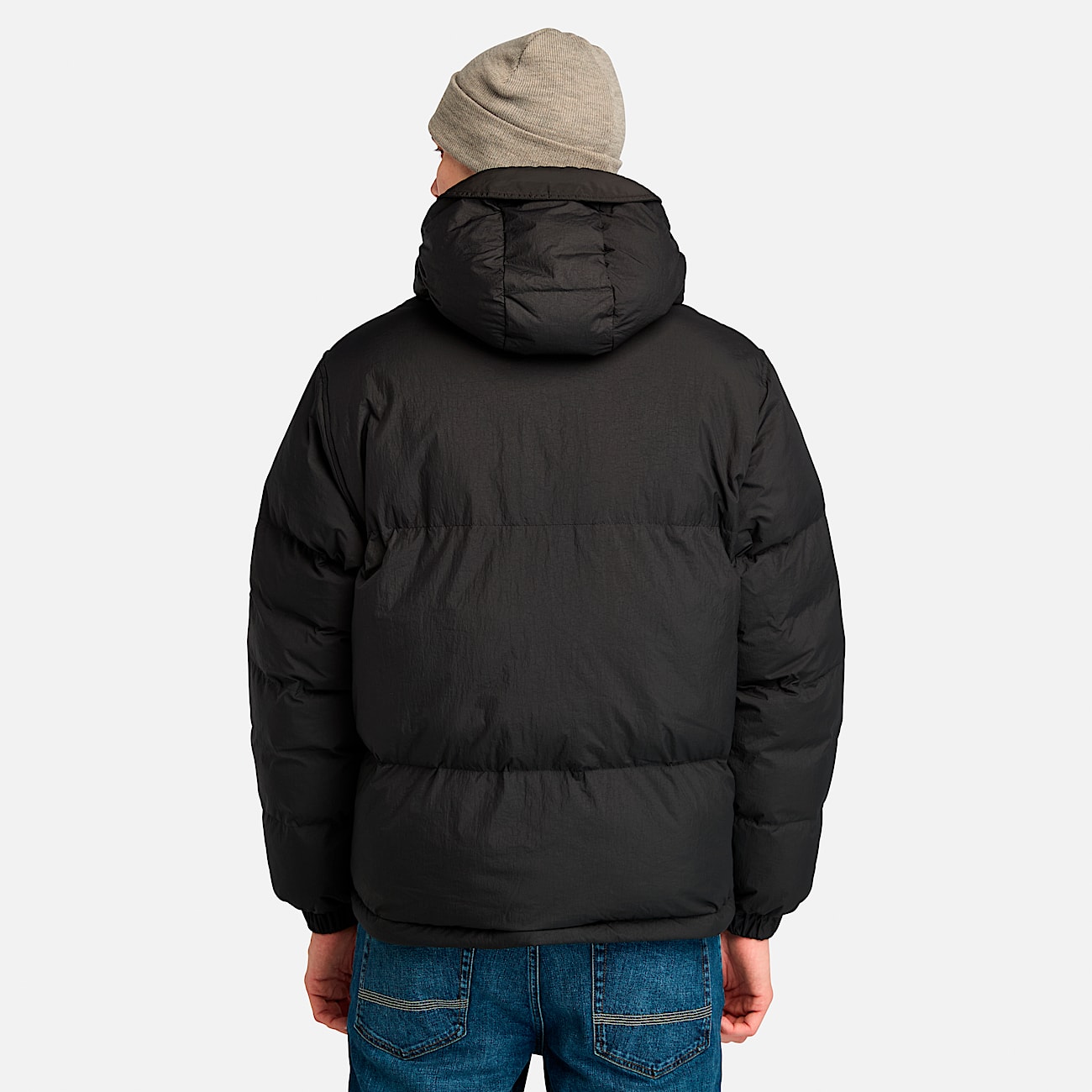 Mens waterproof puffer jacket with hood 2025