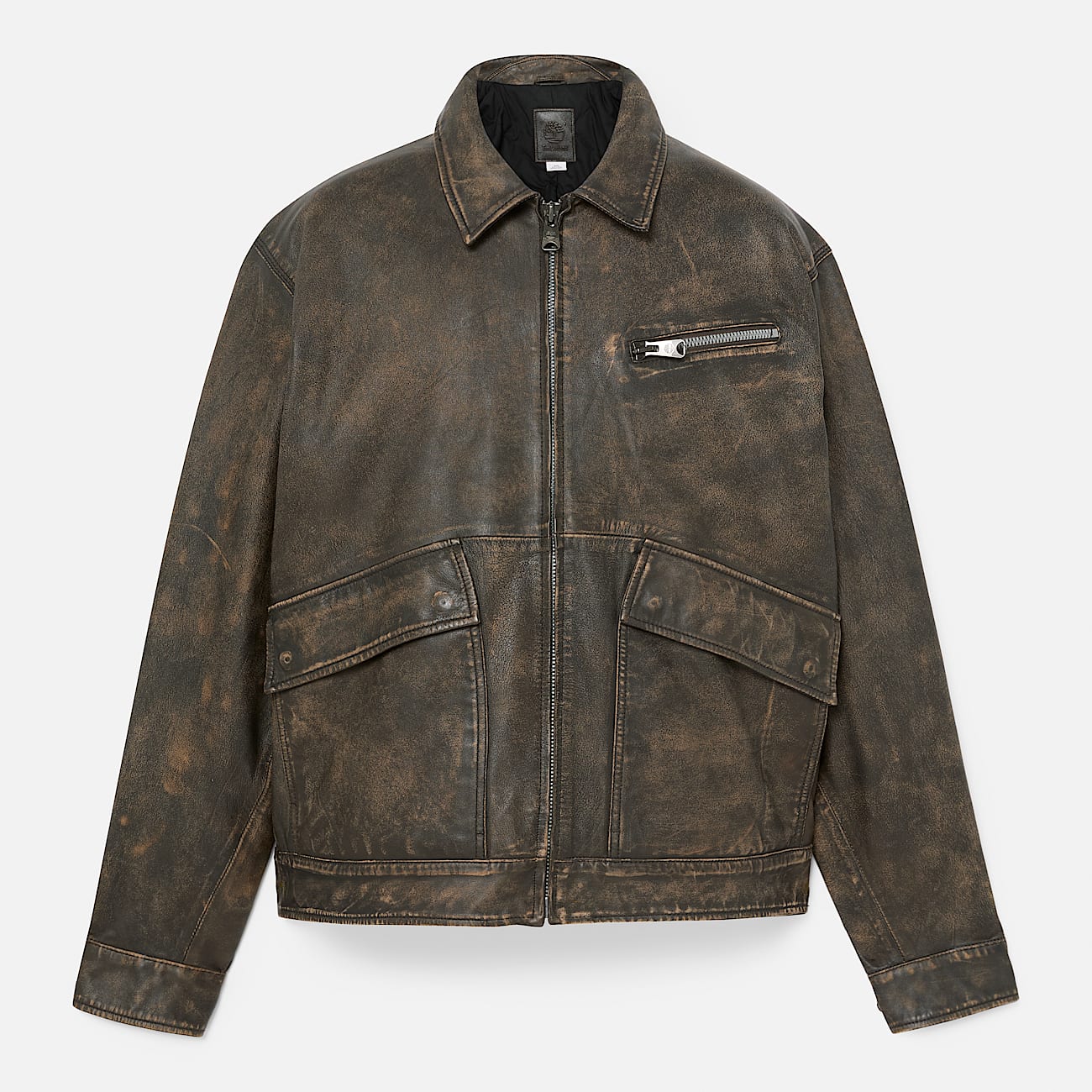 Leather Strafford Bomber Jacket