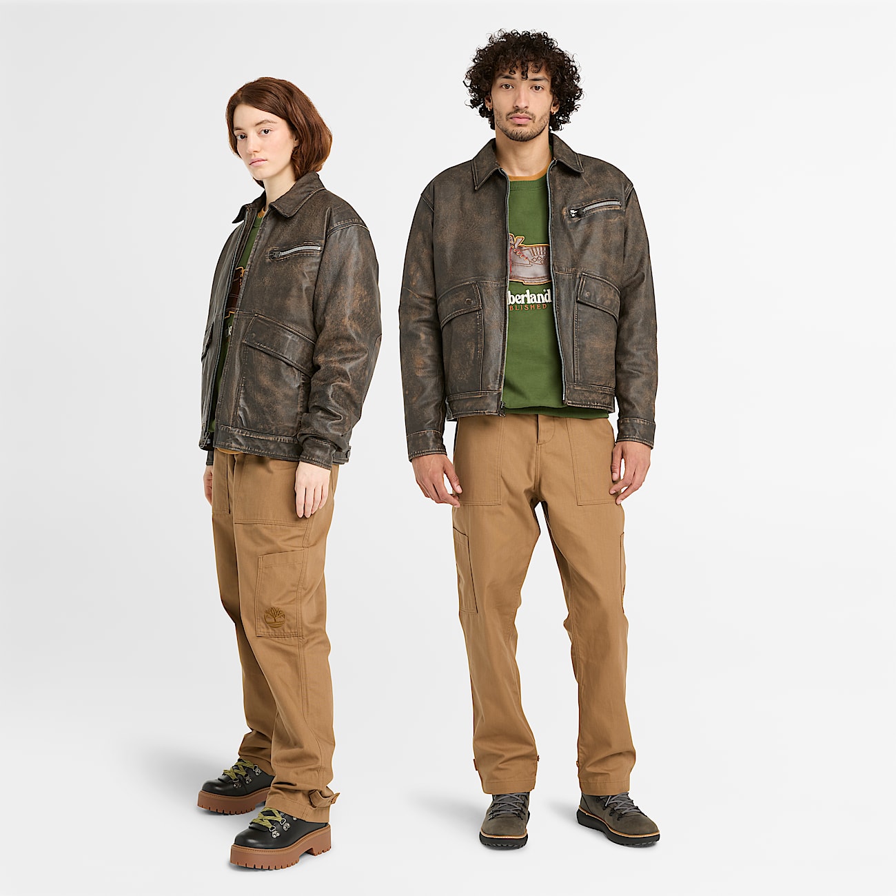 Leather Strafford Bomber Jacket