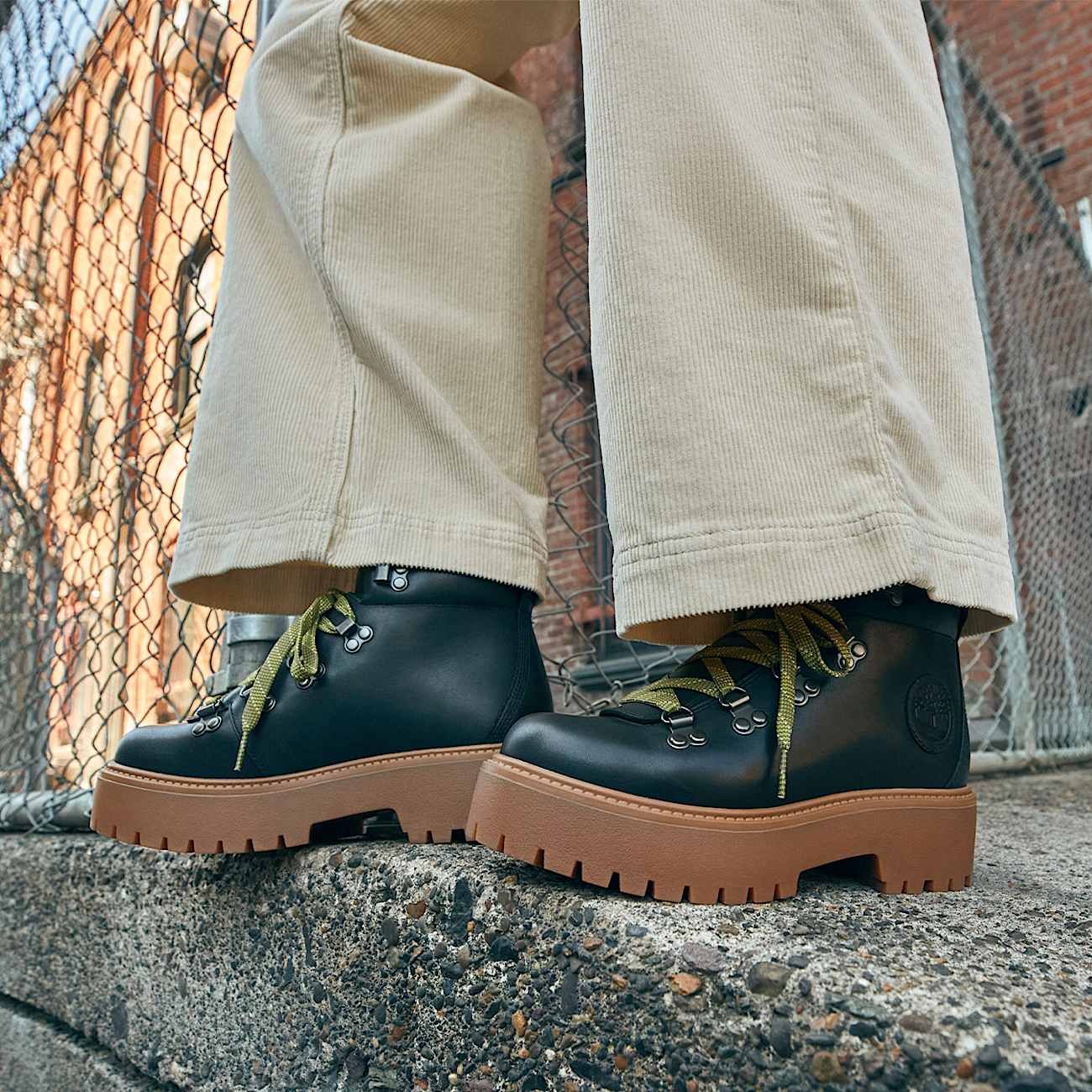 Platform hiker bootie top