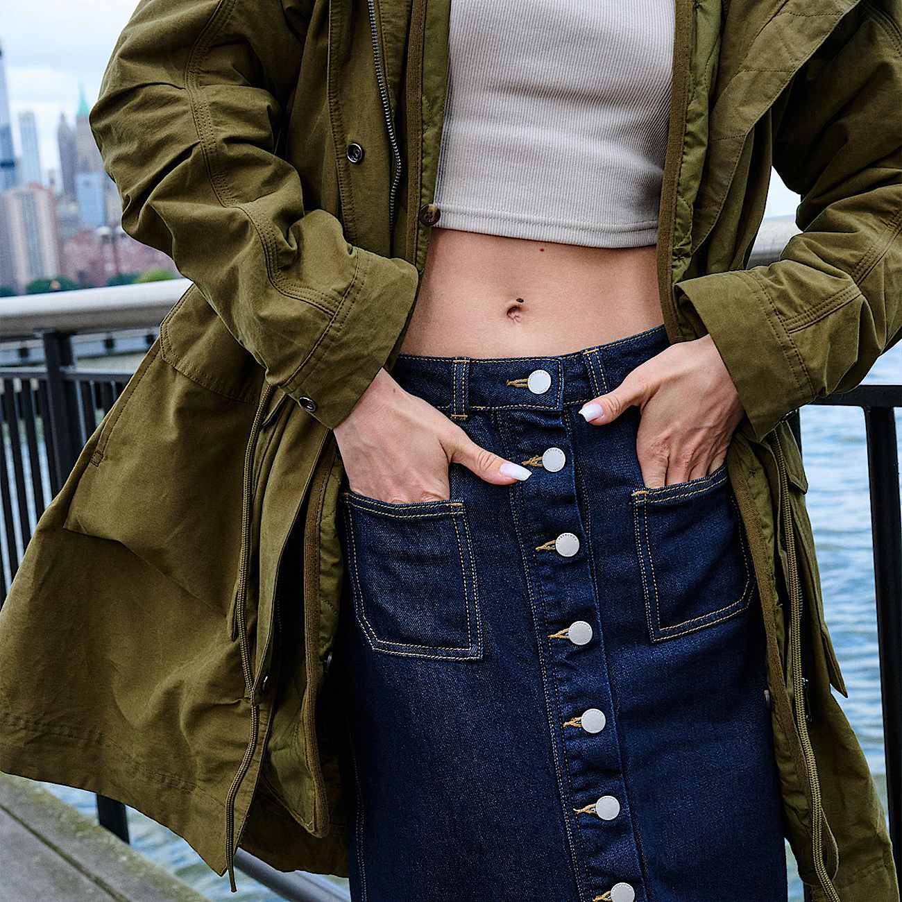 Women's REFIBRA™ Denim Long Skirt