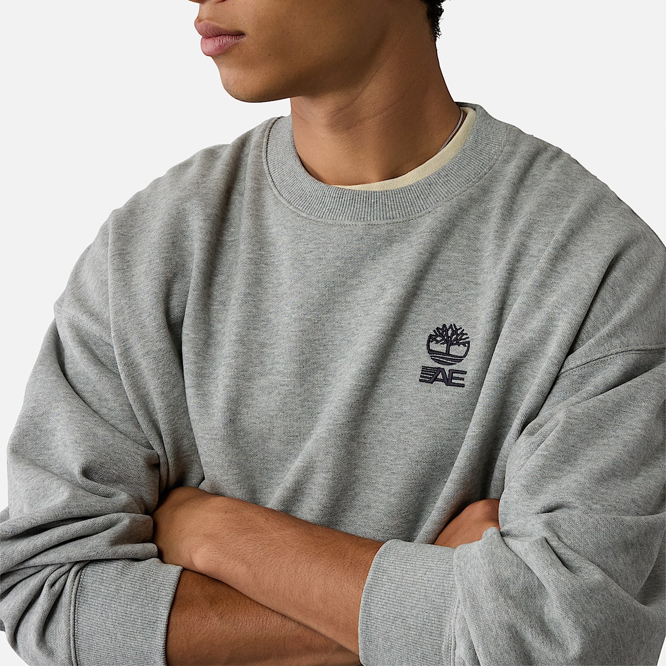 Sueter Timberland x AE Heavyweight Outdoor de cuello redondo
