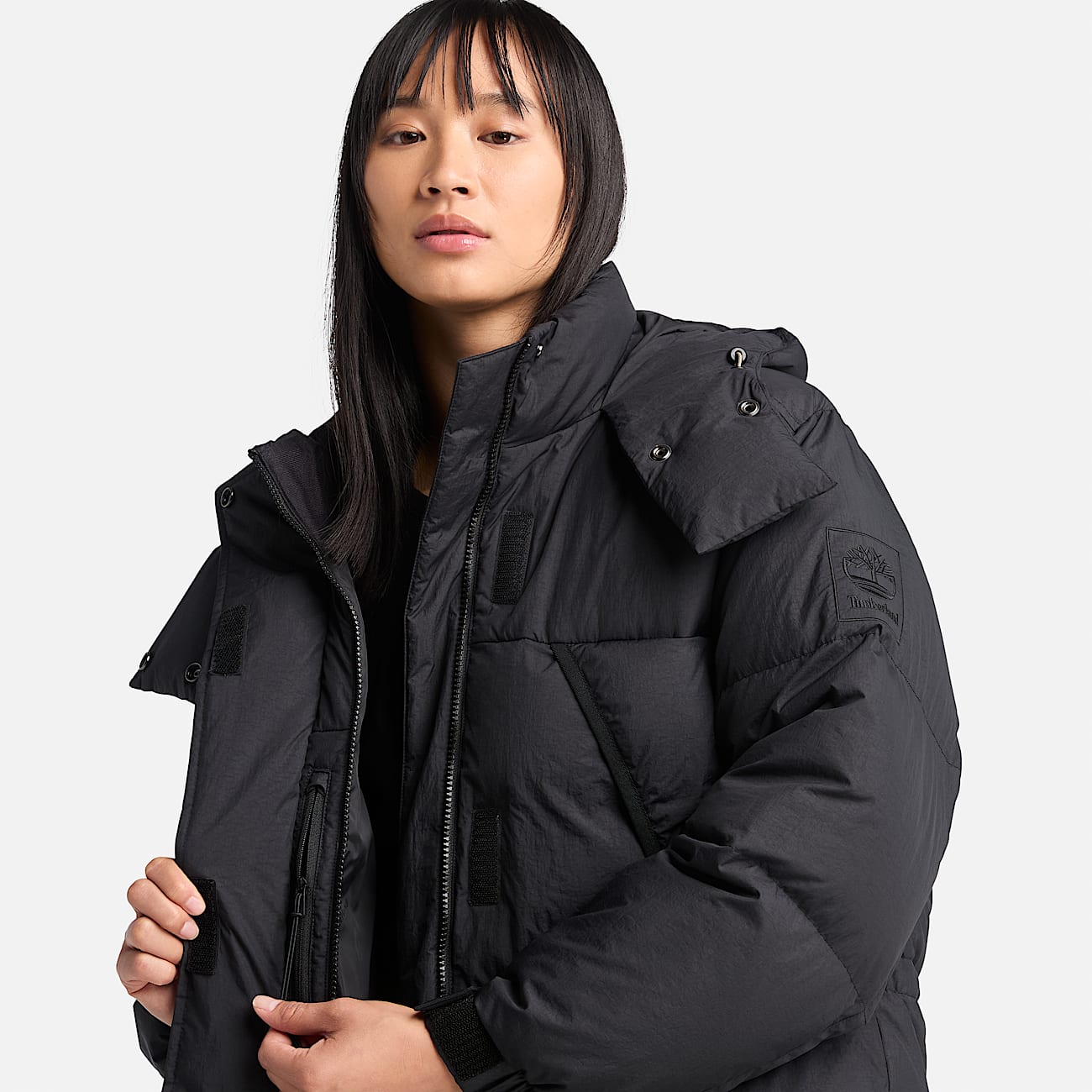 Puffer padded jacket womens sales