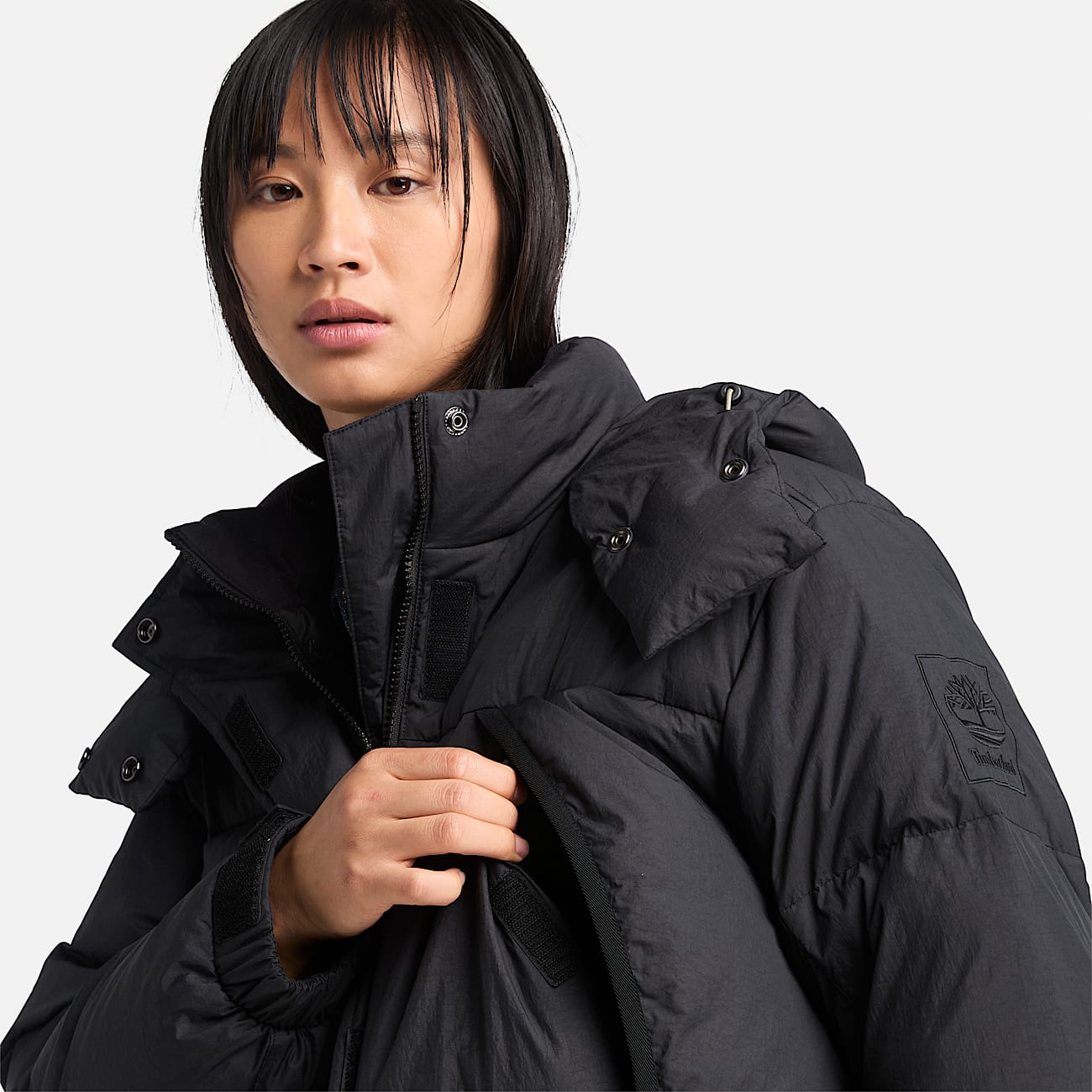 Black puffer parka womens new arrivals
