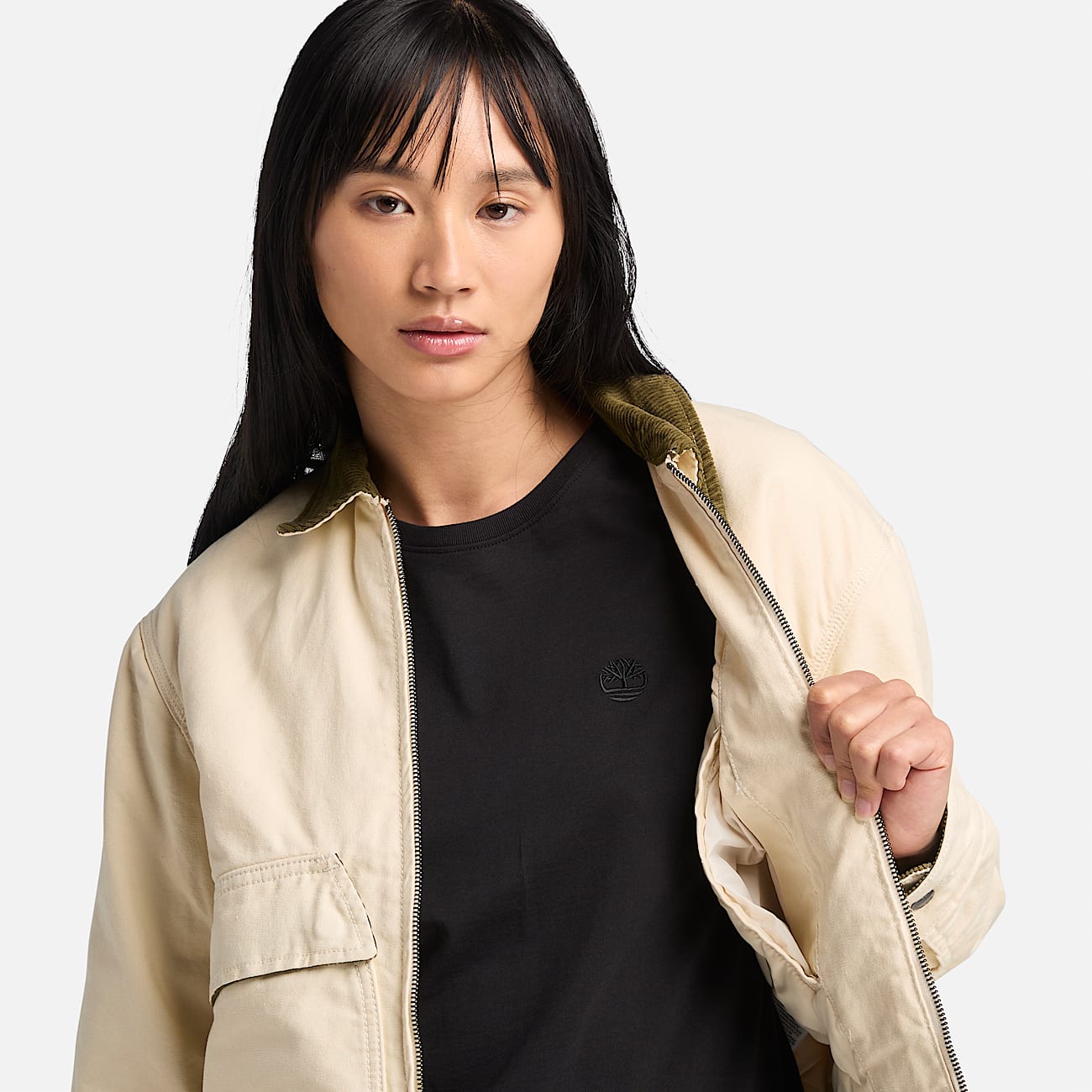 Canvas jacket style sales