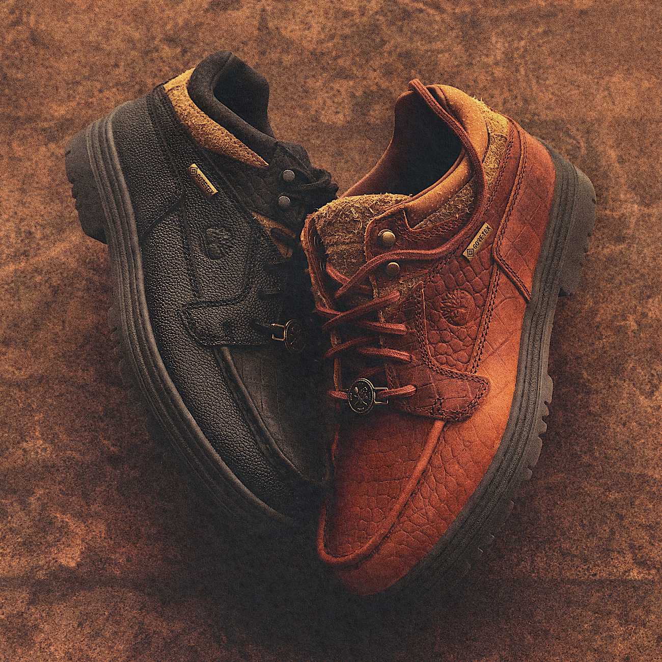 Men's Timberland® x Aimé Leon Dore Mid Lace-Up Moc Toe Shoe with Gore-Tex