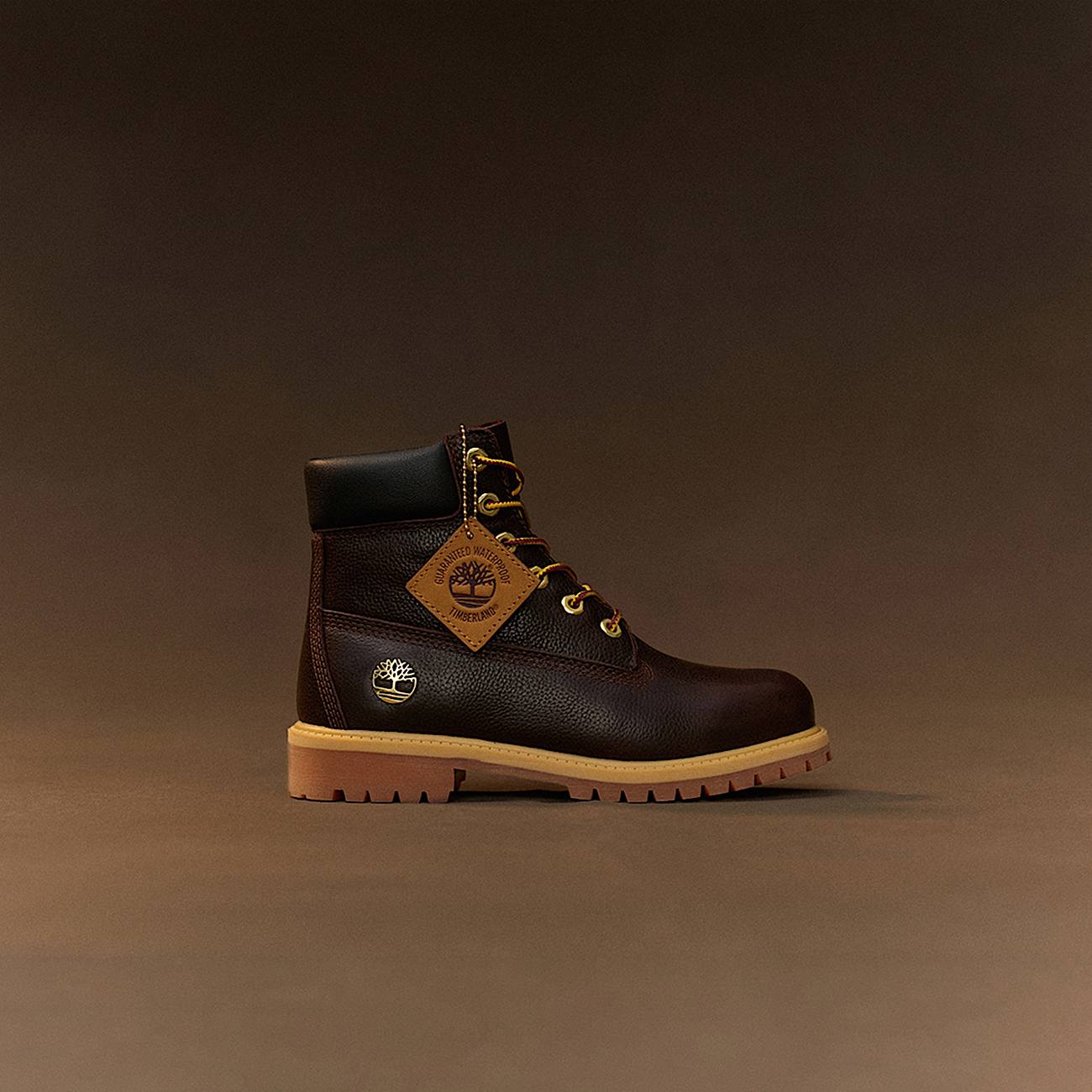 Women s Timberland Premium Espresso 6 Inch Lace Up Waterproof Boot