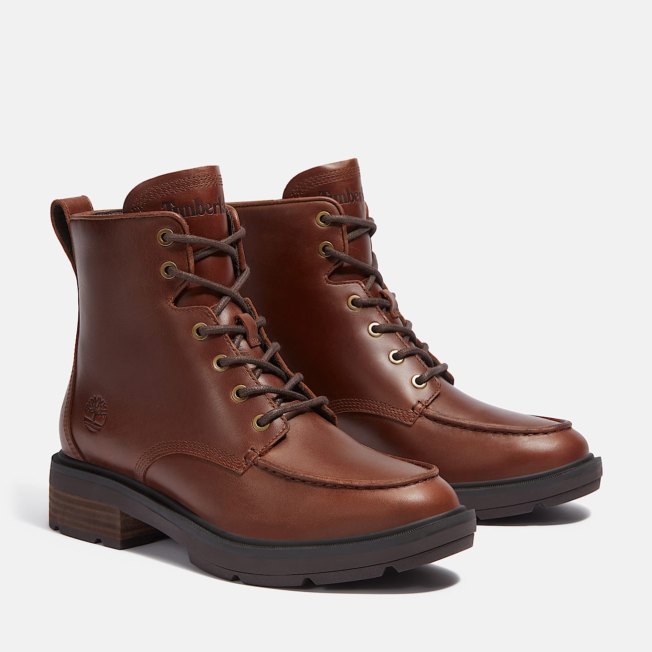 Leather lace up boots womens discount