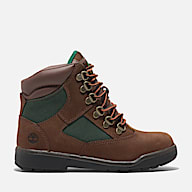 Youth 6 Inch Field Boots Dark Brown Nubuck Timberland US
