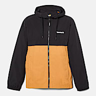 Nylon windbreaker top