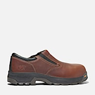 Men s Timberland Pro Titan EV Composite Toe Slip On Work Shoe Brown 9 M