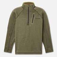 Men s Timberland PRO Reaxion Quarter Zip Athletic Fit Fleece Jacket