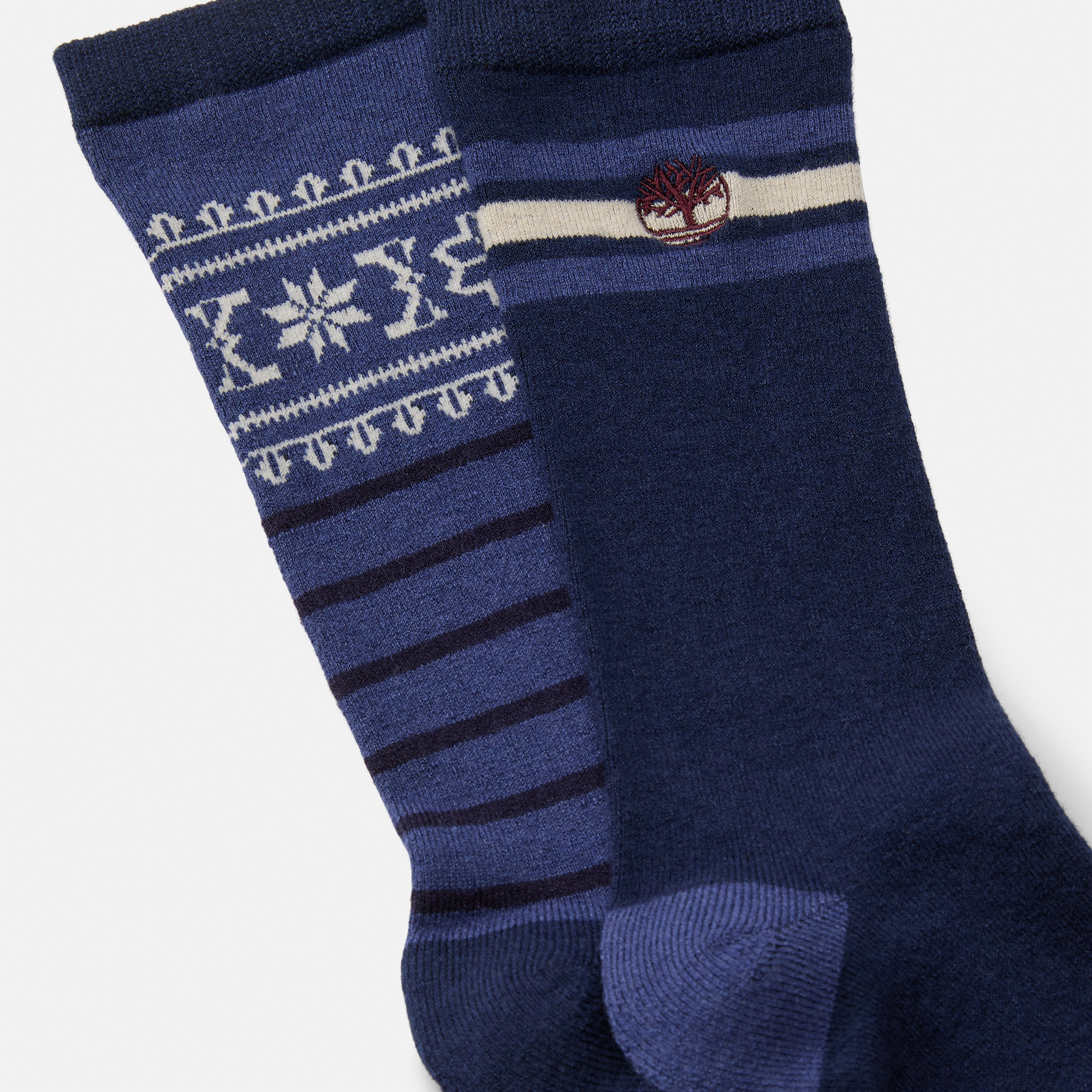 Men's Timberland® 2-Pack Fair Isle Crew Sock
