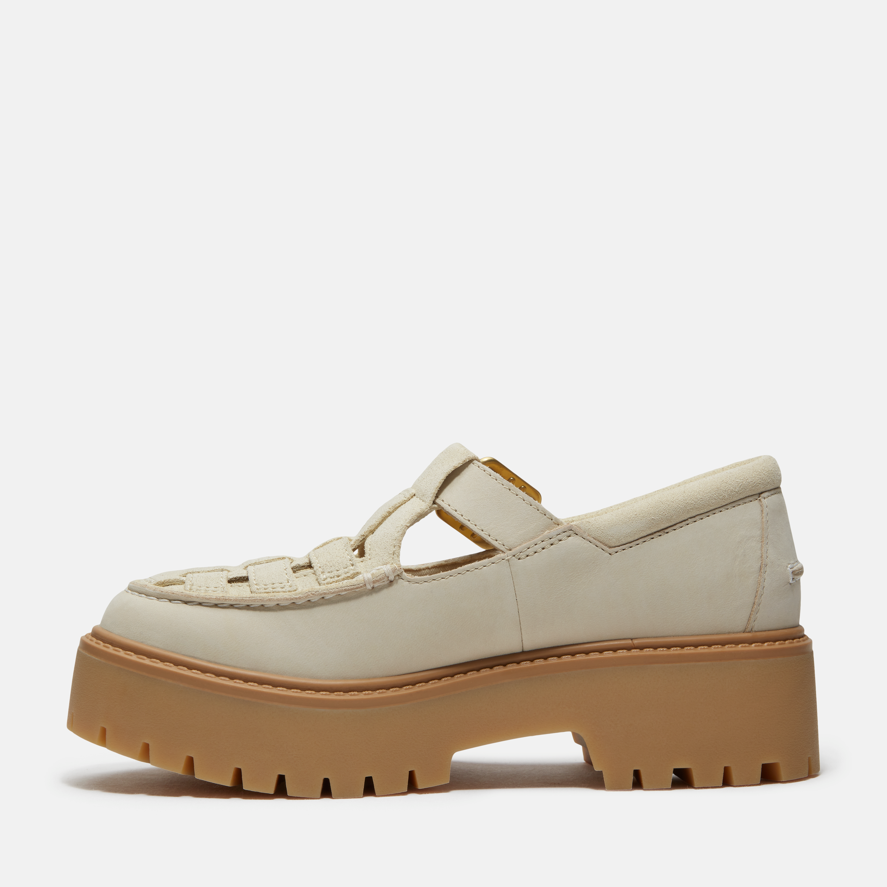 Women's Stone Street Platform Buckle Shoe