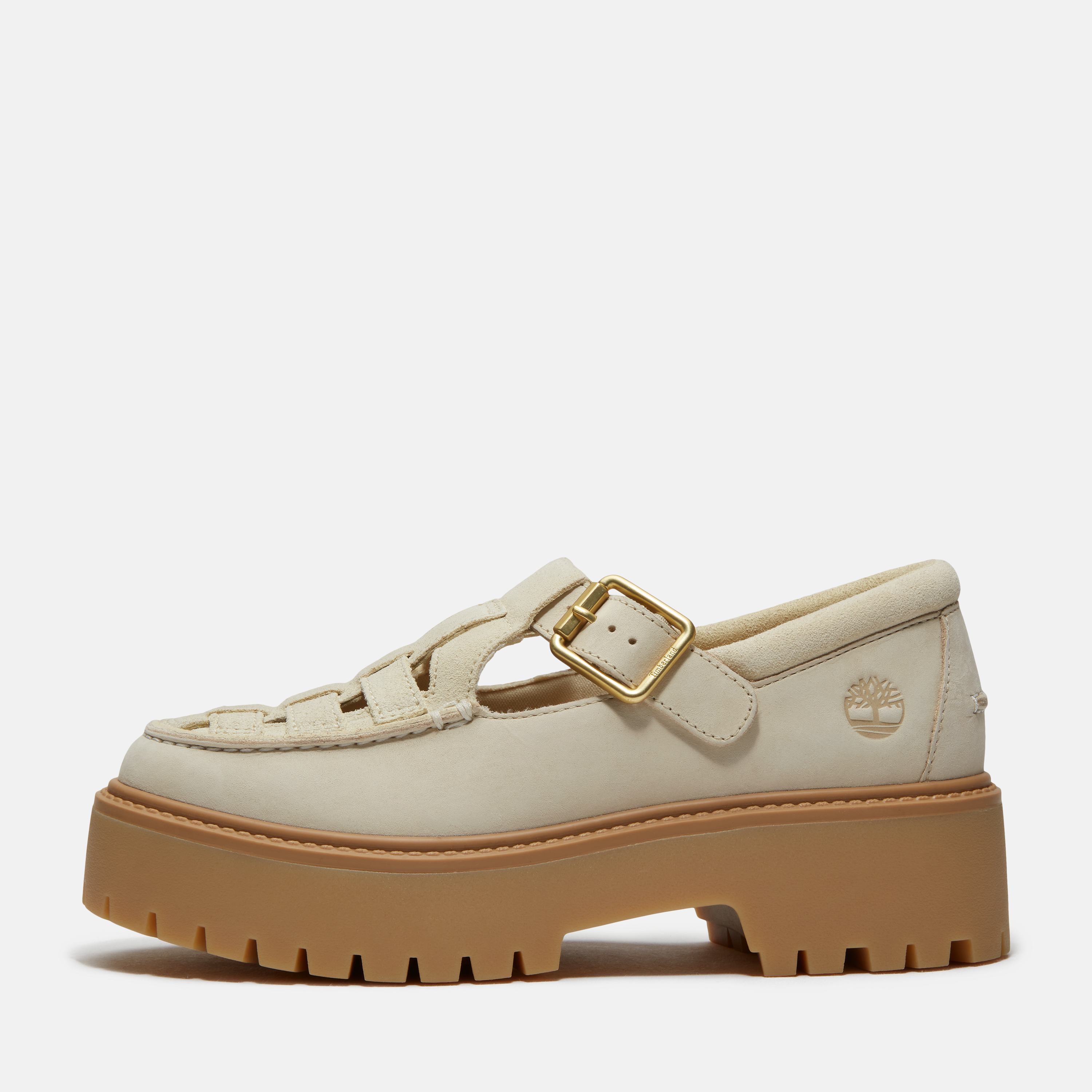 Women's Stone Street Platform Buckle Shoe