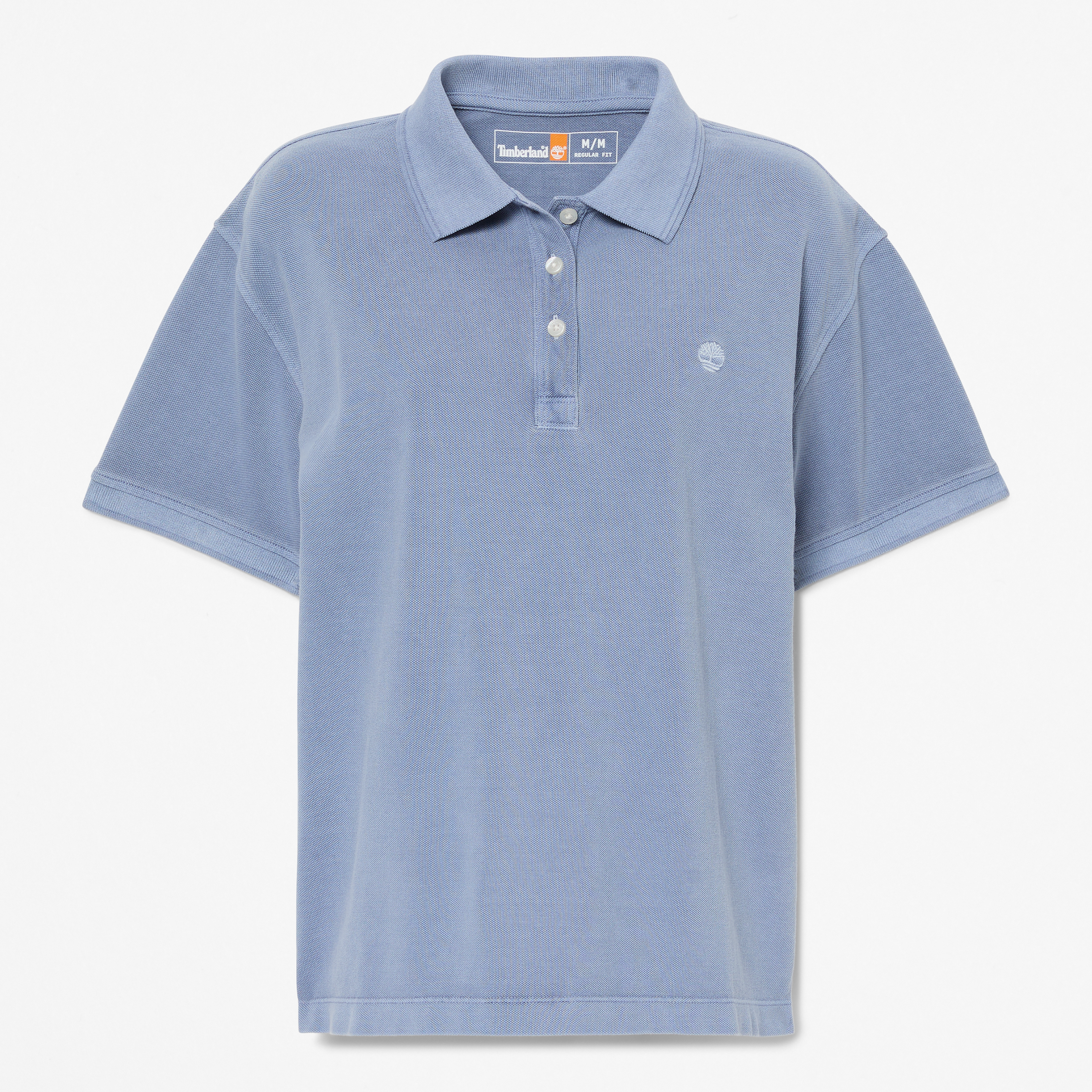 Women's Garment Dyed Short-Sleeve Pique Polo