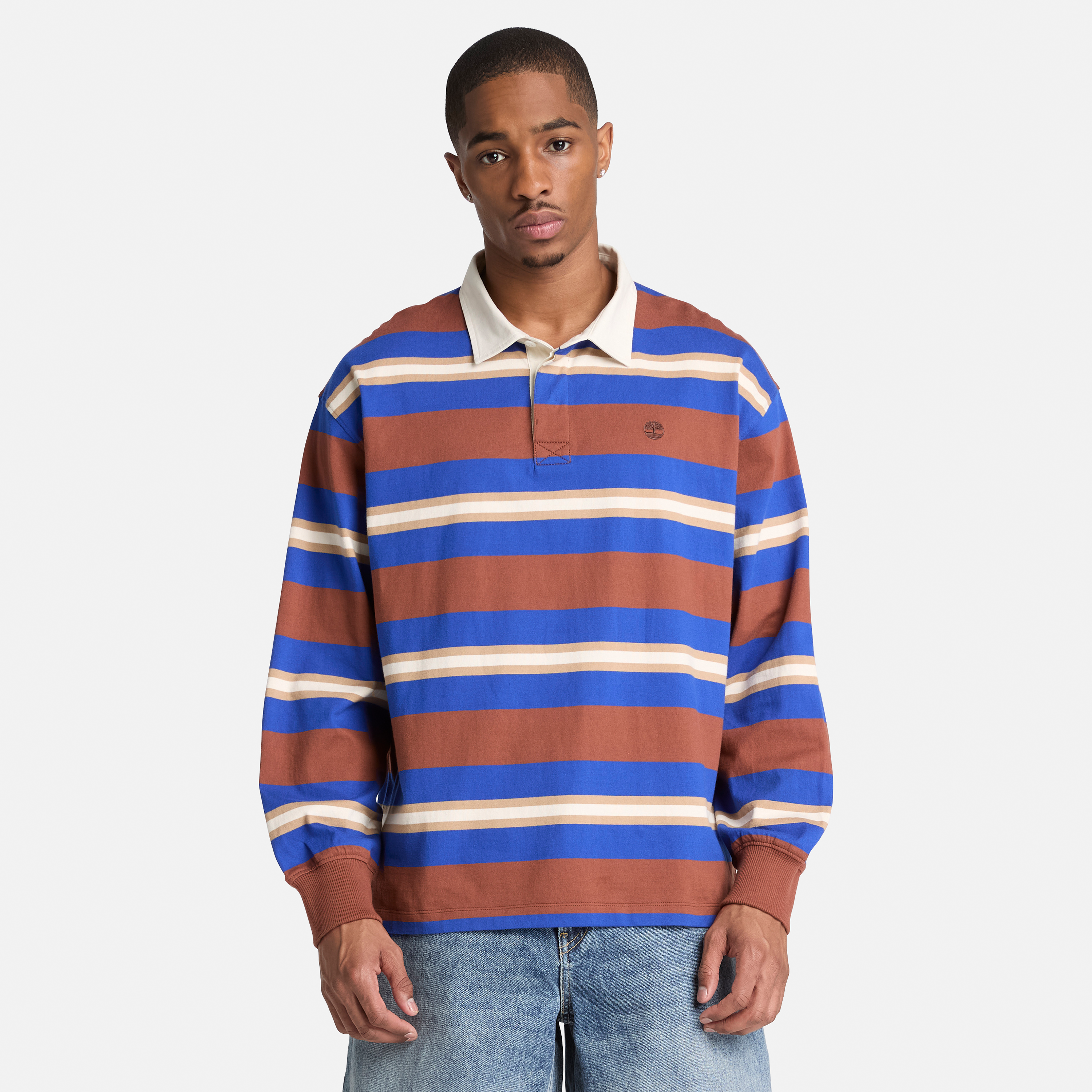 Men's Long-Sleeve Rugby Polo