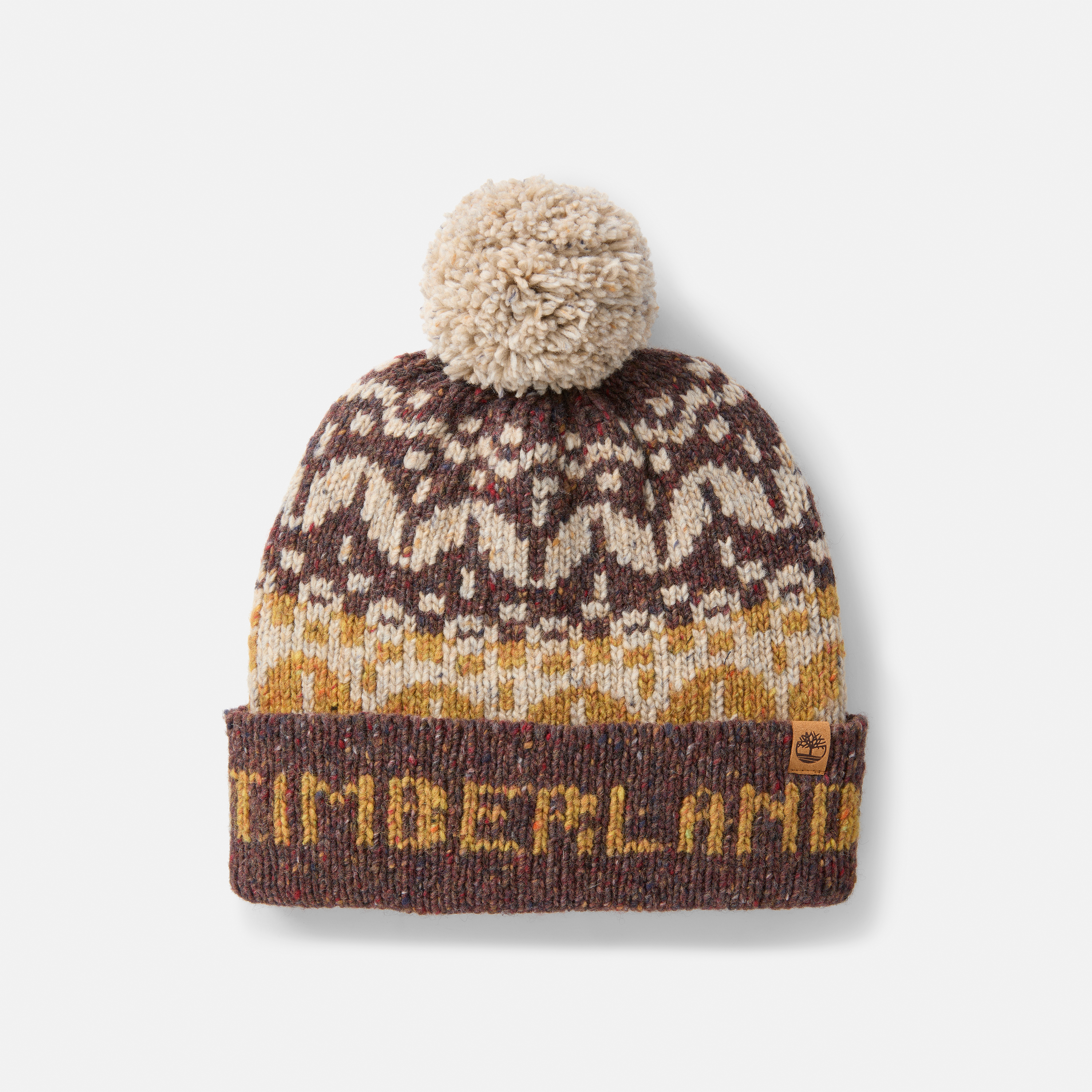 Men's Fairisle Pom Beanie