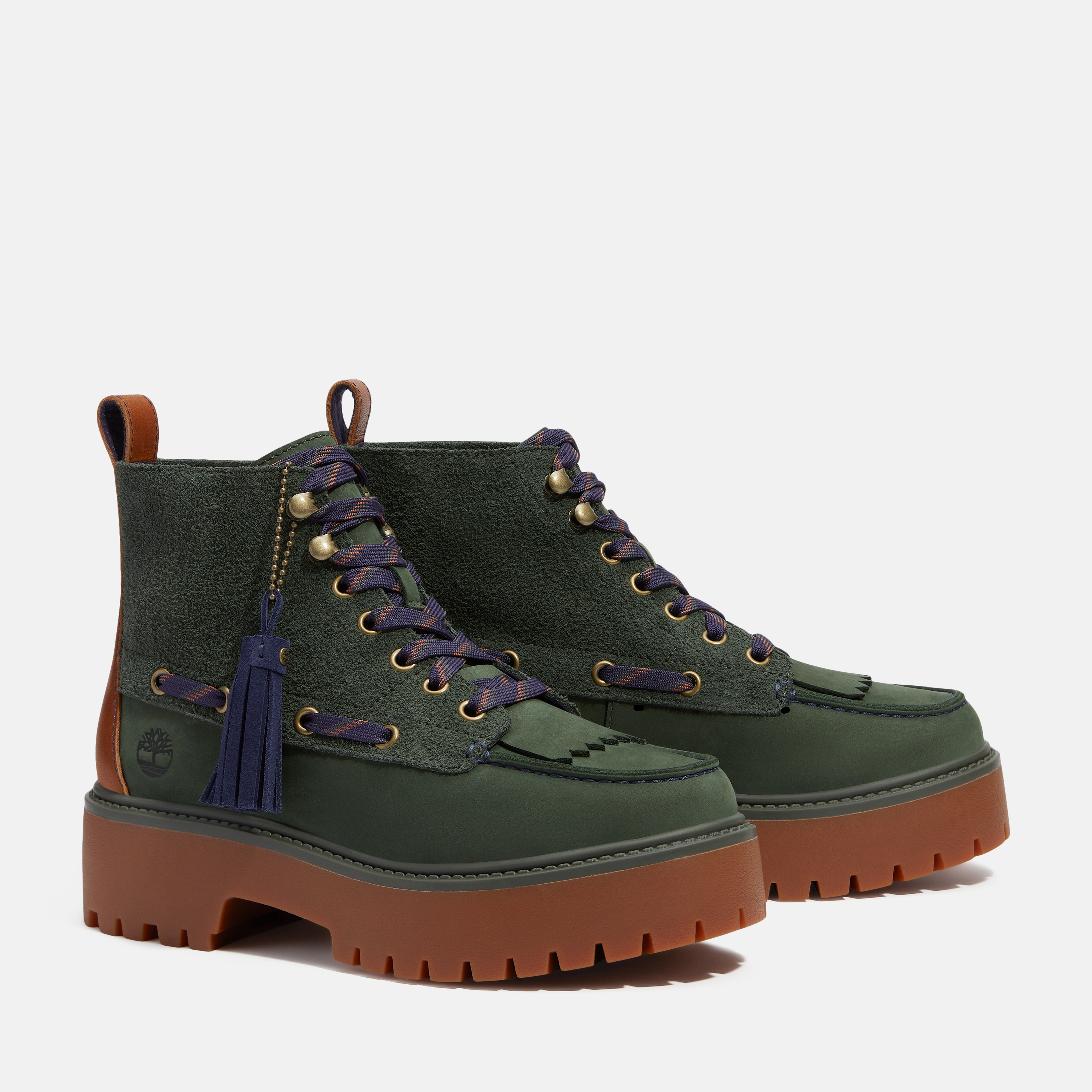 Women’s Stone Street Platform Kiltie Boot
