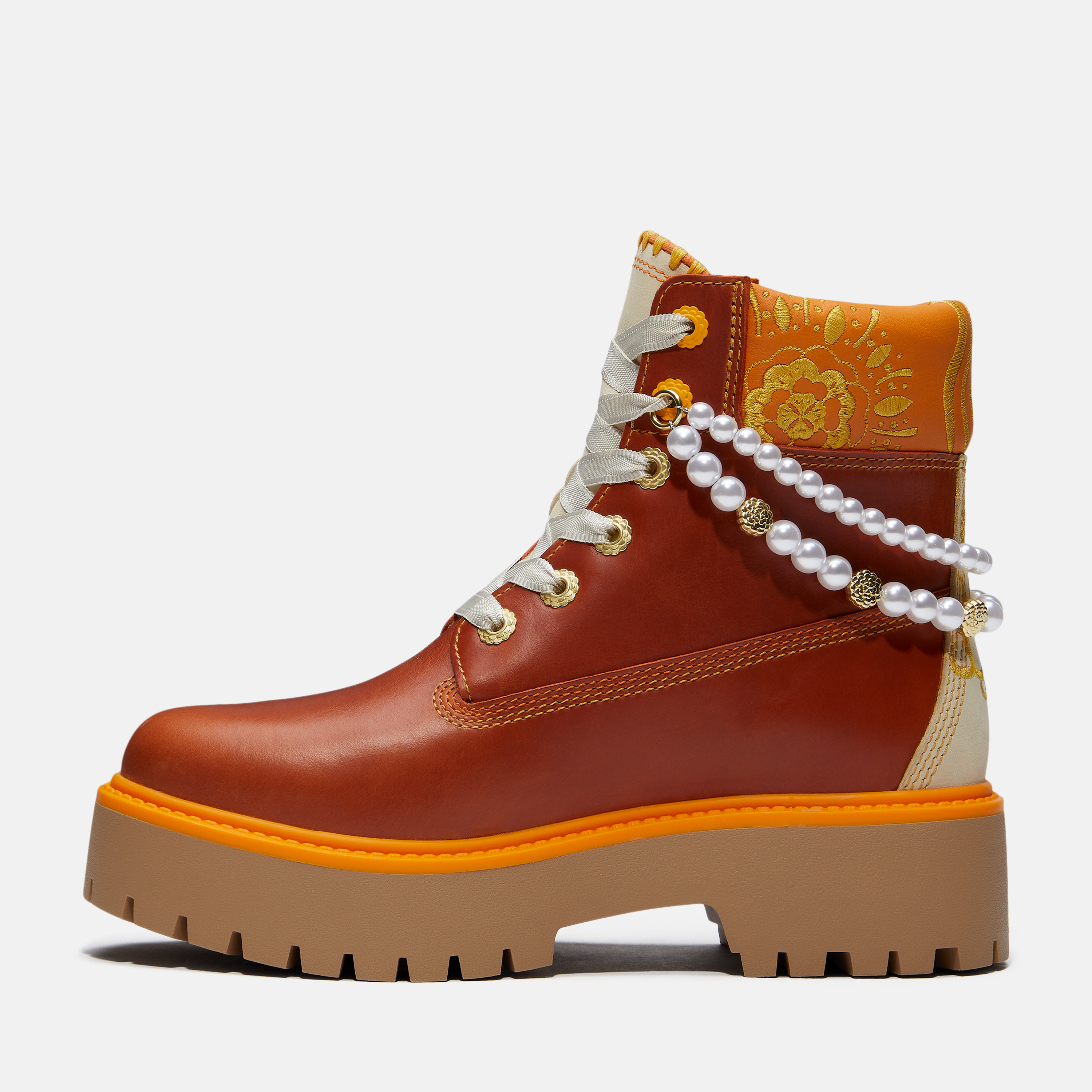 Women's Stone Street Platform Día de Muertos 6-Inch Waterproof Boot